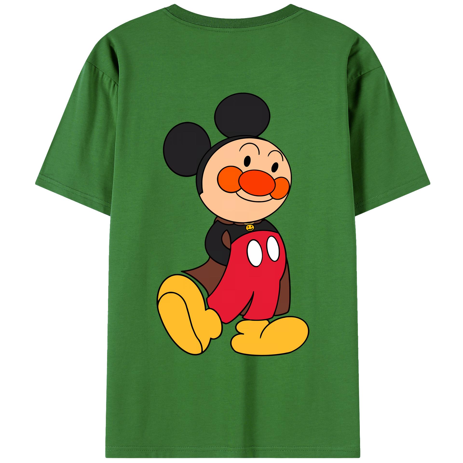 （画像用） アンパンマン Anpanman レディース半袖Tシャツ(バックプリント)